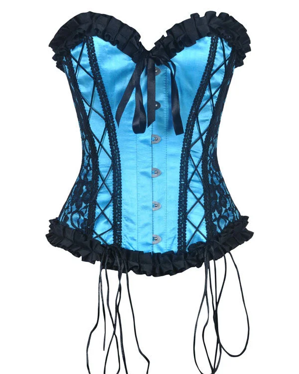 Sports - influenced bustiers with mesh panelsJuniper Overbust Corset