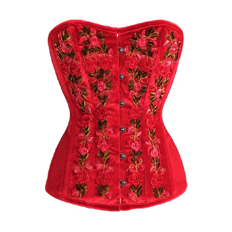 Bohemian - style corsets with tassels and embroideryMiranada Overbust Couture Corset