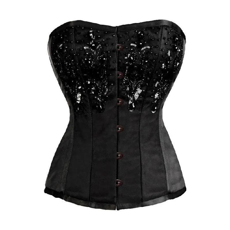 Velvet bustiers for a soft and plush feelLevi Overbust Couture Corset