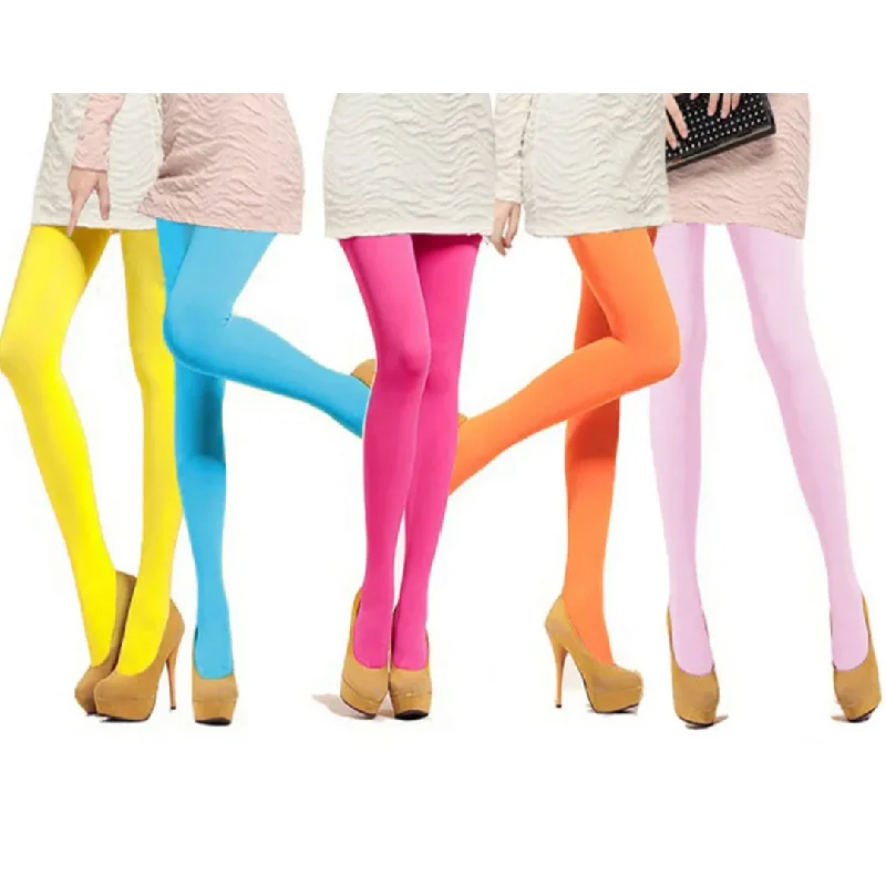 Embellished Tights for WomenGams- the Bright Solid Colored Tights Collection 17 Colors