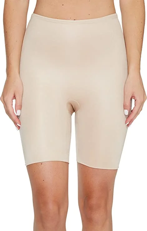 Tights with Geometric PatternsSPANX 10131P, Women's Power Conceal-Her Mid-Thigh Short