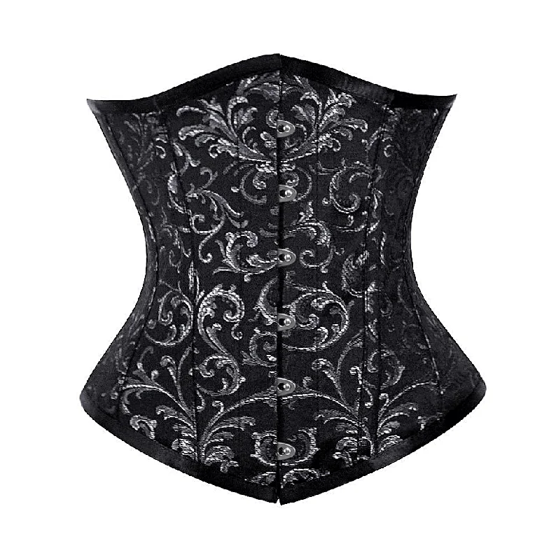 Gothic - inspired bustiers featuring dark colors and studsBritneey Custom Made Corset