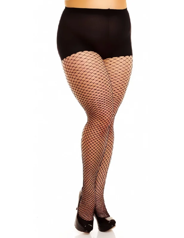 Tights with Cut-Outs for WomenGlamory Hosiery Fishnet Tights 50351 Mesh