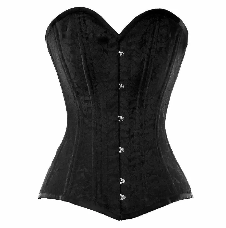 Vintage - style women's bustiers with lace and bowsKaire Longline Waist Training Corset