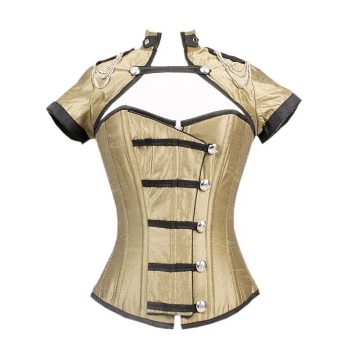 Gothic - inspired bustiers featuring dark colors and studsHugo Custom Made Corset