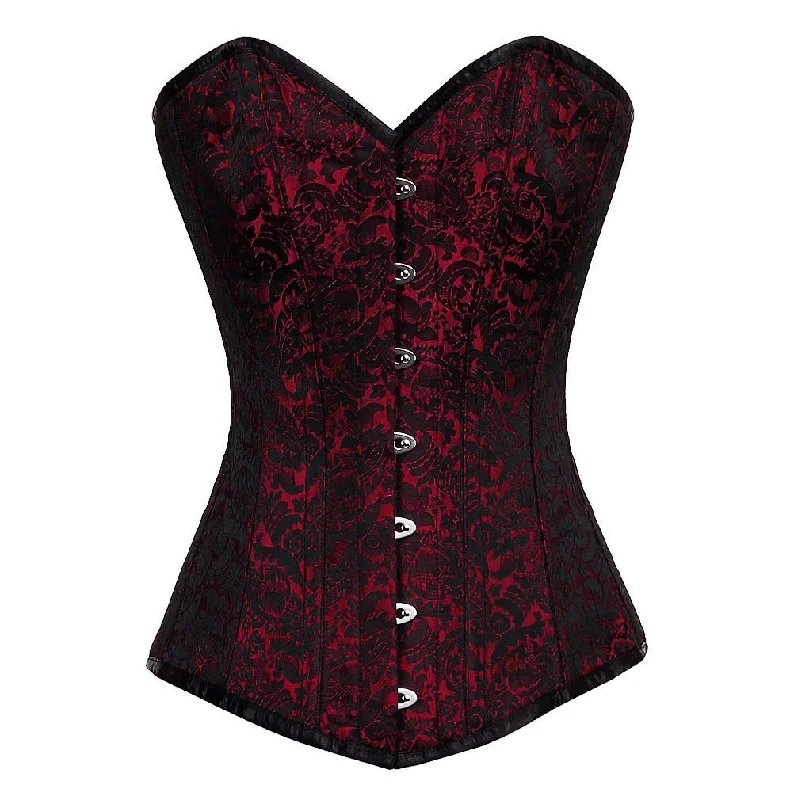 Velvet bustiers for a soft and plush feelGanna Longline Overbust Corset