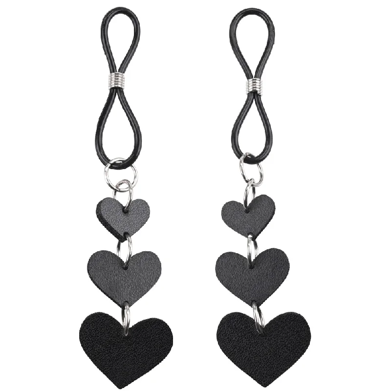 Lingerie with Adjustable Straps for WomenSex & Mischief Heart Nipple Ties