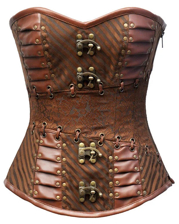 Silk bustiers for a luxurious and smooth feelKaitlyn Steampunk Corset