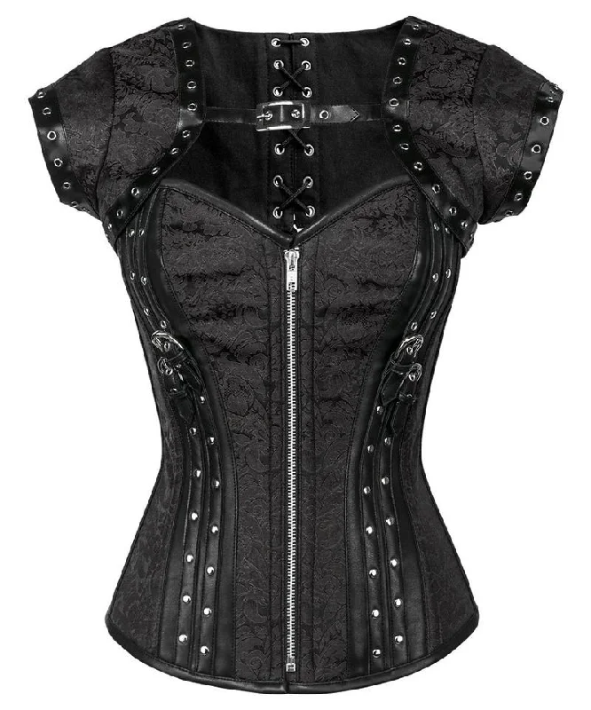 Neoprene corsets for a stretchy and form - fitting stylePhoebe Steampunk Overbust Corset with Bolero