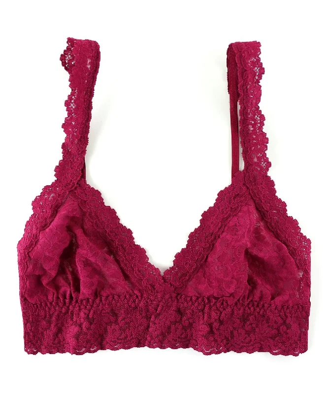 Women's Silk Lingerie SetsSIGNATURE LACE CROSSOVER BRALETTE