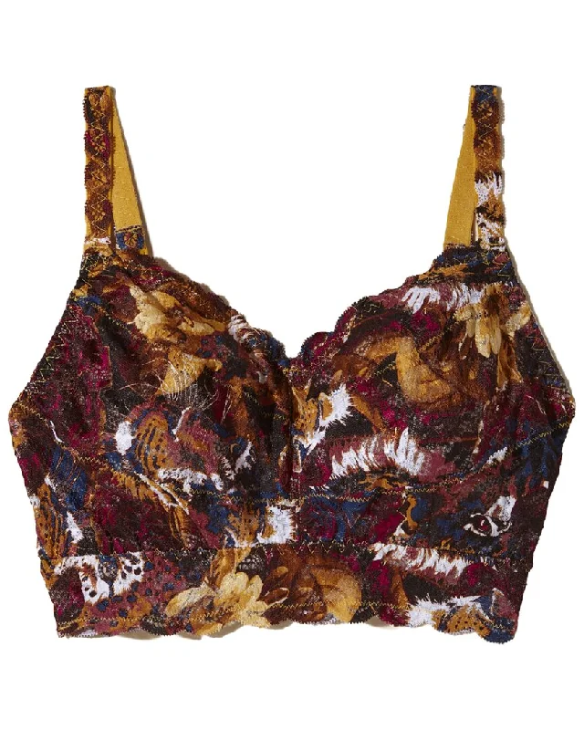 Sexy Lingerie for Women with StockingsCosabella Never Say Never Printed Curvy Sweetie Bralette