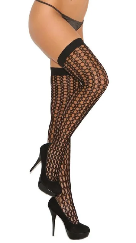 Women's Fishnet TightsLycra Crochet Thigh High Stockings