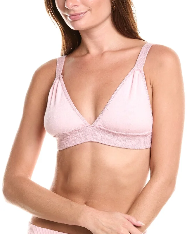 Women's Satin Sleepwear LingerieMorgan Lane Anya Cashmere-Blend Bra