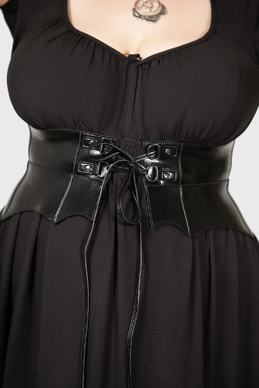 Wedding - style bustiers for bridesmaids or special eventsWetland Bat Peplum Corset [PLUS]