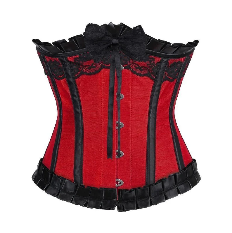 Steampunk - themed bustiers with brass accentsMariane Burlesque Fashion Underbust Corset