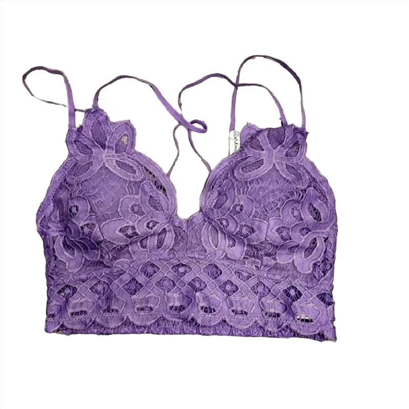 Women's Maternity LingerieWomen's Lace Bralette In Lavender