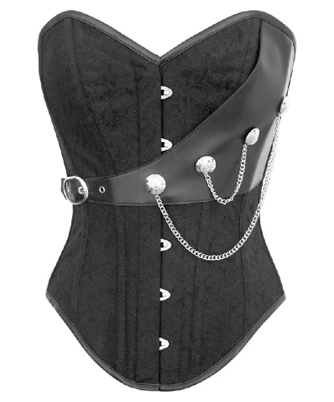 Burlesque - inspired bustiers for a performance lookWillock Instant Shape Brocade Steampunk Corset with Chains