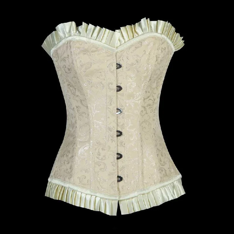 Bohemian - style corsets with tassels and embroideryEvan Overbust Corset