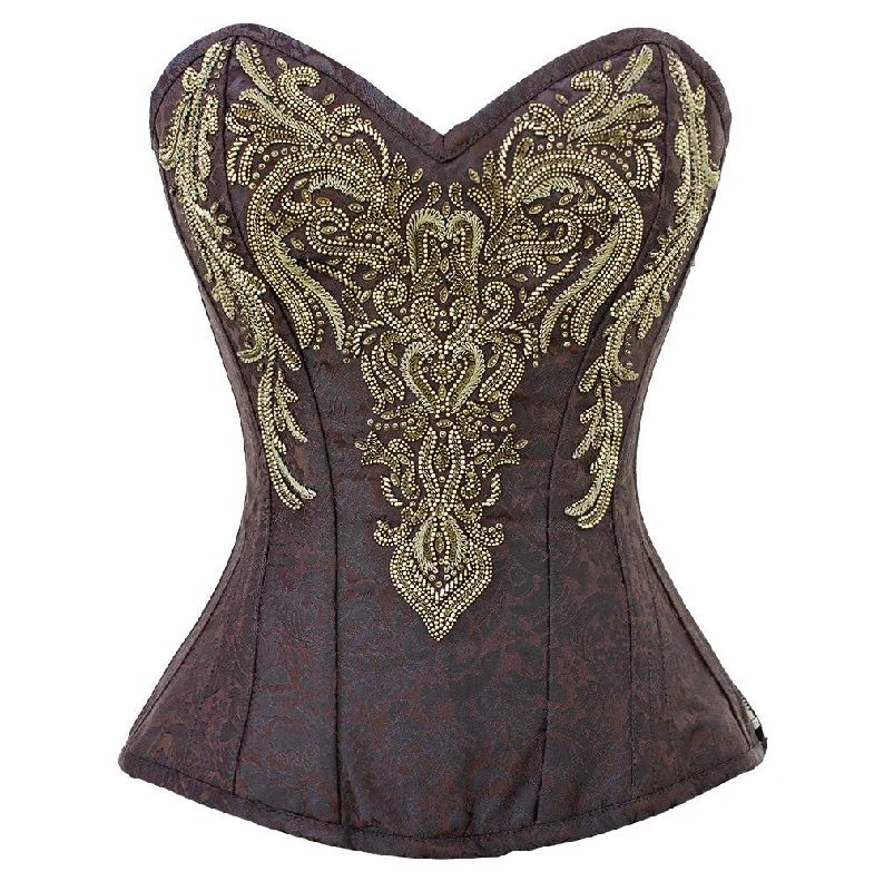 Multicolored bustiers with a vibrant and playful designMaiah Overbust Corset