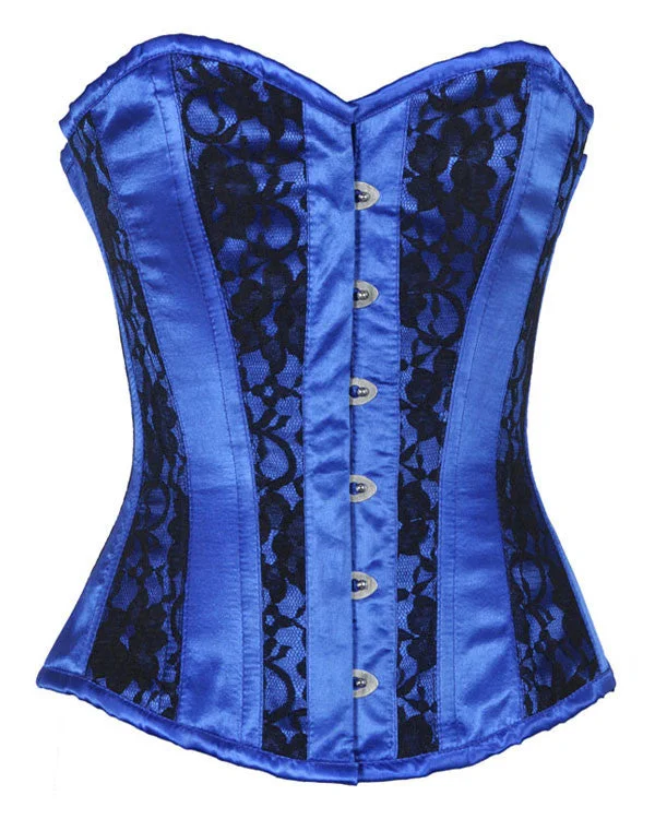 Vintage - style women's bustiers with lace and bowsJournee Custom Made Corset