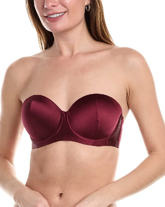 Women's Lingerie with Soft Cup BrasWolford Stretch Silk-Blend Bandeau Bra