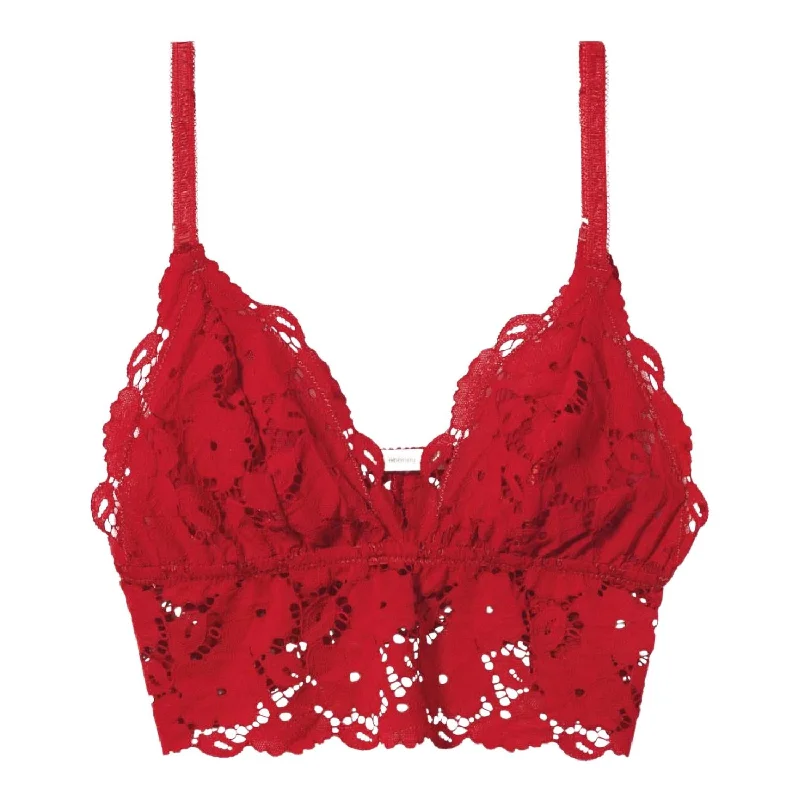 Women's Chemises and BabydollsNaya Longline Bralette In Haute Red