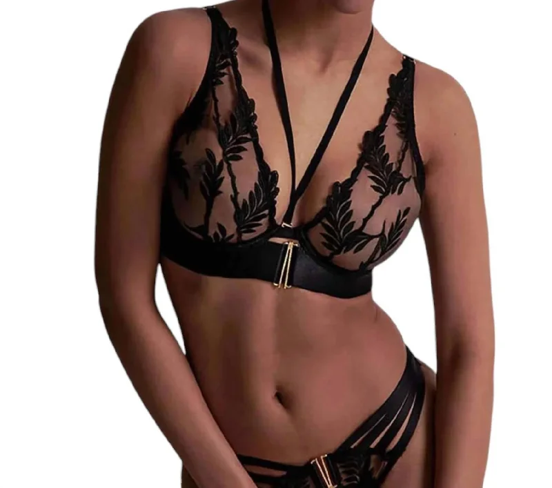 Seamless Lingerie for WomenQueen Of Shadow Bra In Black