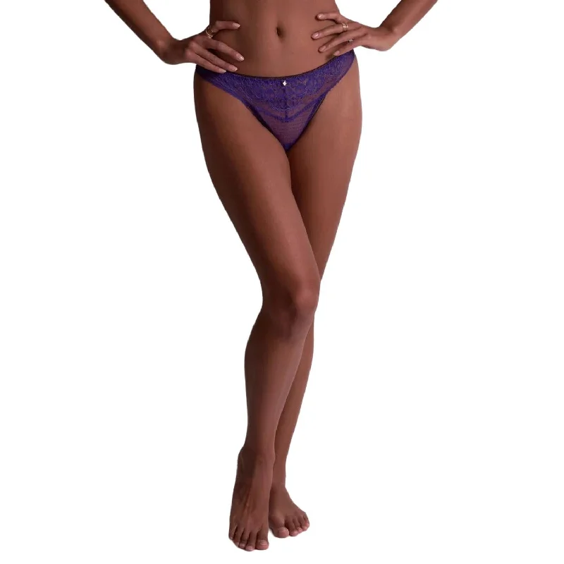 Seamless Lingerie for WomenIllusion Fave Tanga Panties In Ultra Violet