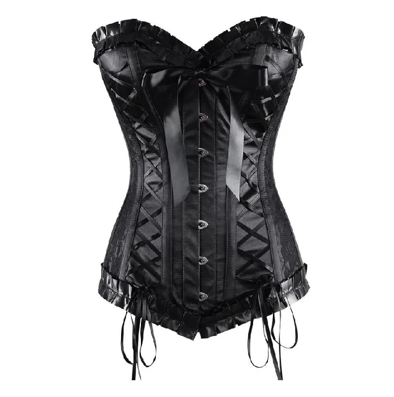 Brocade bustiers with a rich and textured appearanceBrenessa Custom Made Corset