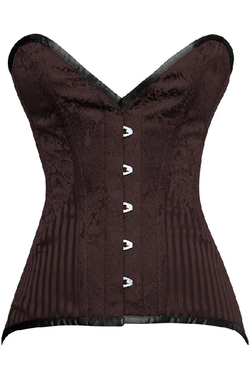 Red corsets for a passionate and attention - grabbing styleKane Brocade Overbust Corset