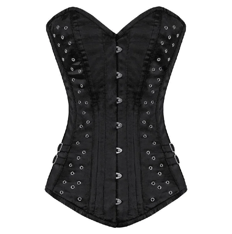 Leather bustiers for a bold and edgy lookIryna Longline Overbust Corset