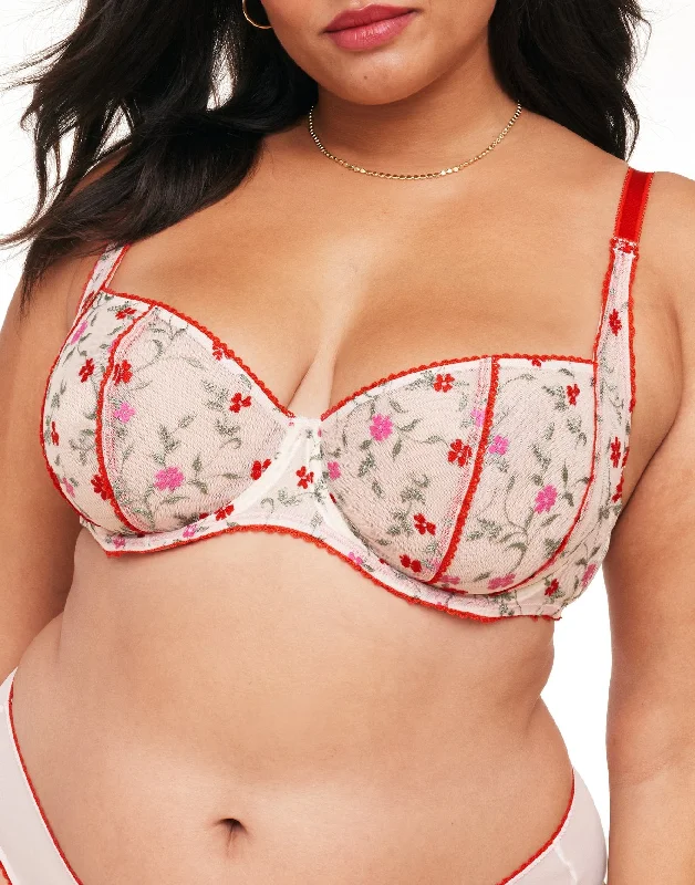 Women's Lingerie with Removable PadsRosa Women's Plus-Size Unlined Balconette Bra