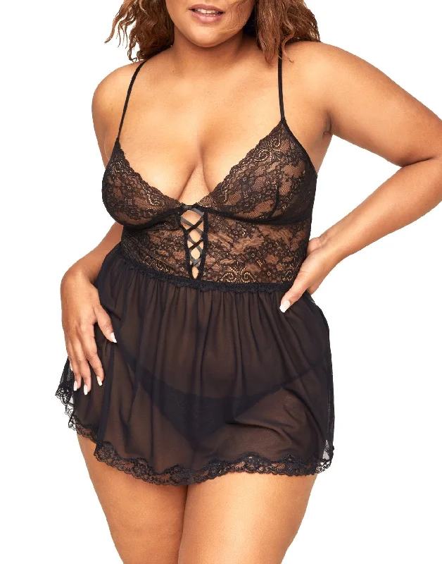 Women's Valentine's Day LingerieYolandi Women's Plus-Size Unlined Babydoll Lingerie