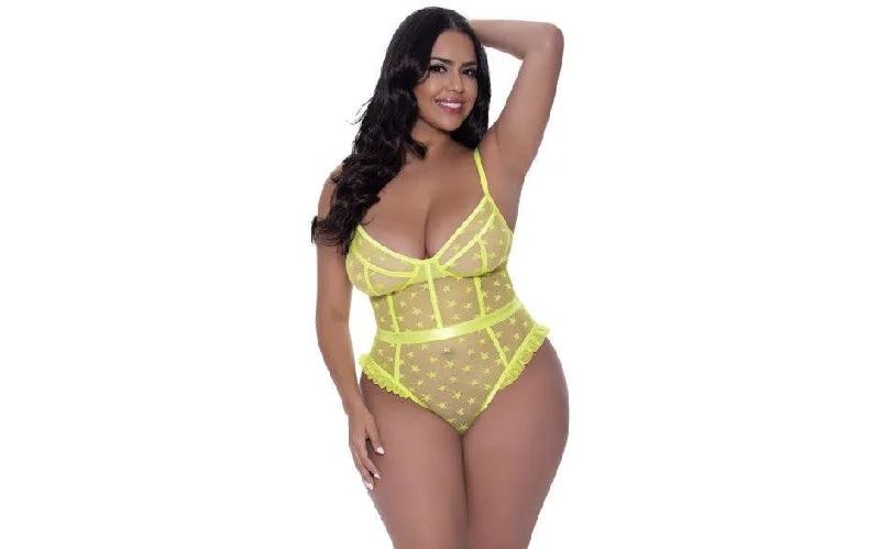 Seamless Lingerie for WomenHigh Leg Star Teddy