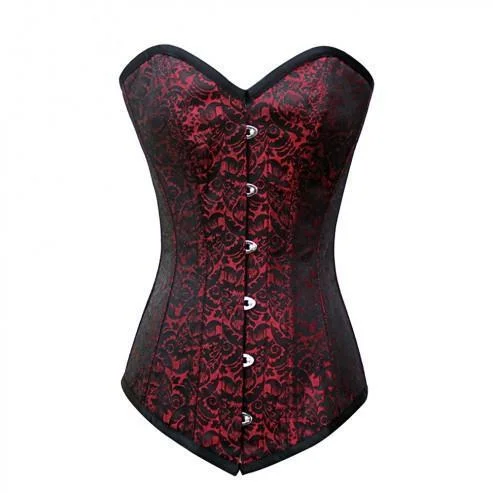 Halloween - themed corsets for a spooky costumeZhanna Longline Overbust Corset