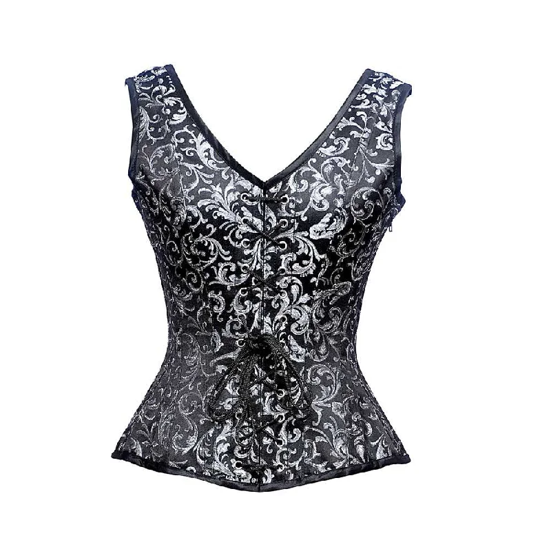 Brocade bustiers with a rich and textured appearanceCarrie Custom Made Corset