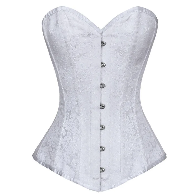 Lace - covered corsets for a feminine touchMaryna Longline Overbust Corset