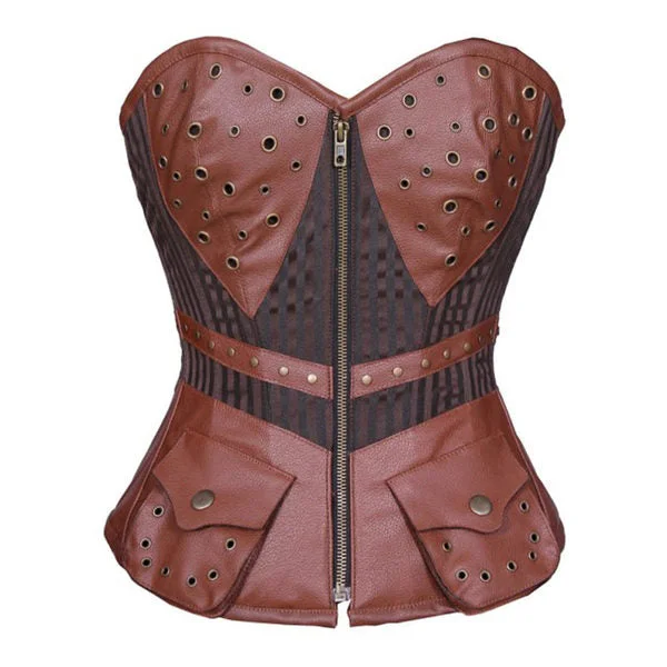 Compression bustiers for a slimming effectLabile Steampunk Overbust Corset