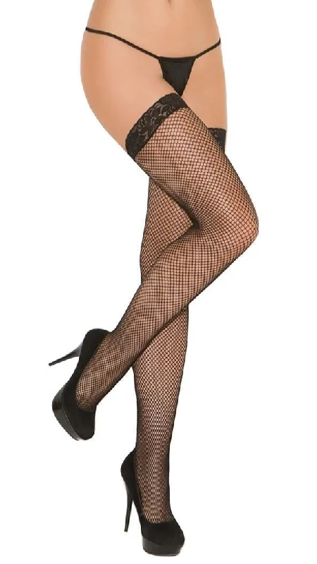 Tartan Tights for WomenFishnet Thigh Highs with Lace Top in Multiple Colors