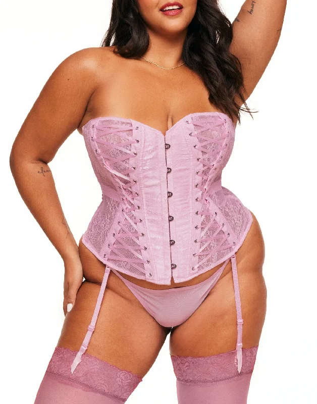 Designer Lingerie Sets for WomenNikita Women's Plus-Size Unlined Boned Corset & G-string Set