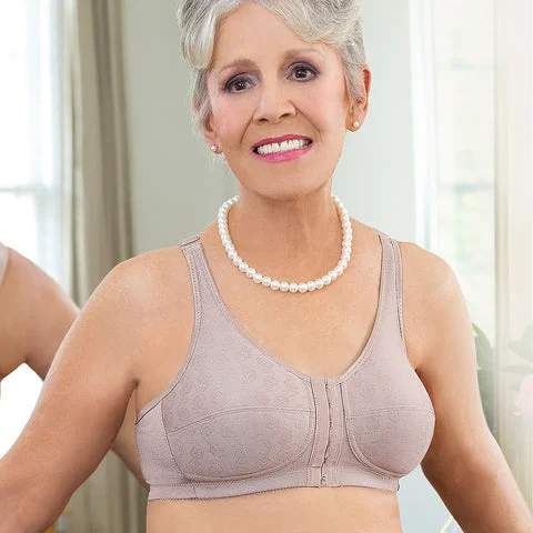 Women's convertible bras with multiple strap optionsABC Rose Contour T-Back Mastectomy Bra Cocoa