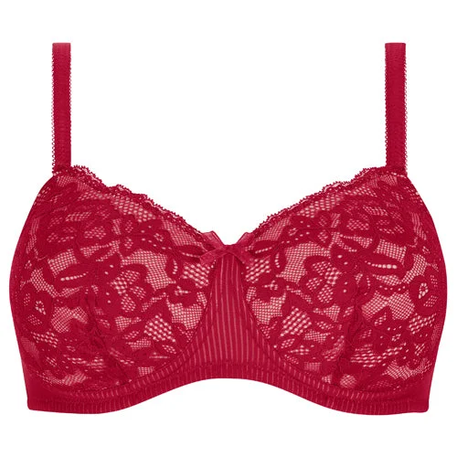 Women's bras with a silk blend for luxuryAmoena Kyra Mastectomy Bra Chili