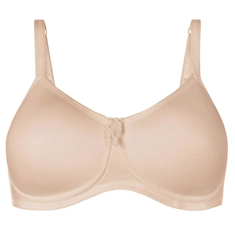 Women's bras with a silk blend for luxuryAmoena Mara Moulded Mastectomy Bra Light Sand