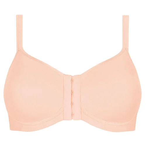 Women's striped brasAmoena Mara Front Closure Mastectomy Bra Blush