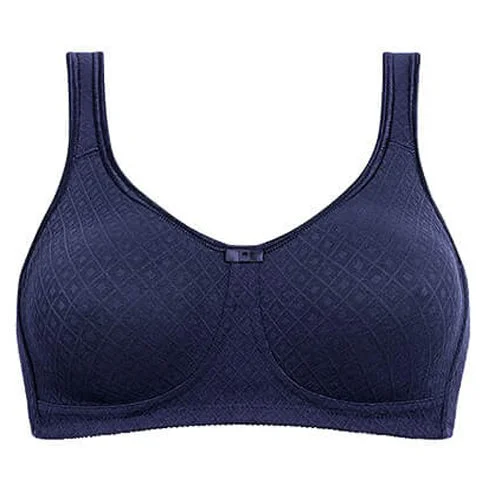 Women's wireless bras for all - day comfortAmoena Mira Mastectomy Bra Dark Blue