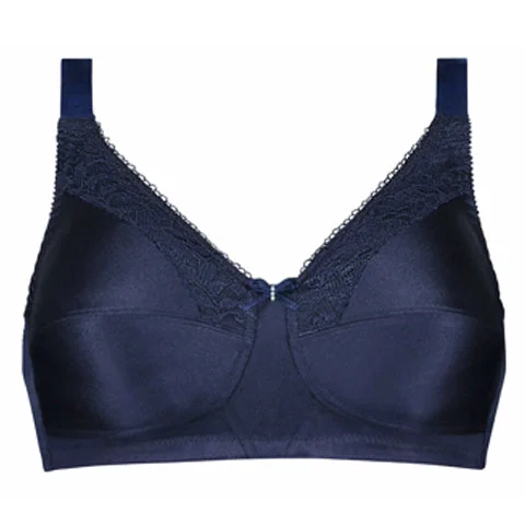 Women's bras with a silk blend for luxury*Amoena Nancy Mastectomy Bra Dark Navy