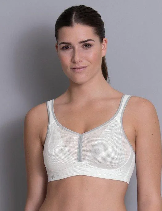 Women's demi - cup bras for a sexy lookAnita Air Control Sports Bra, WHITE