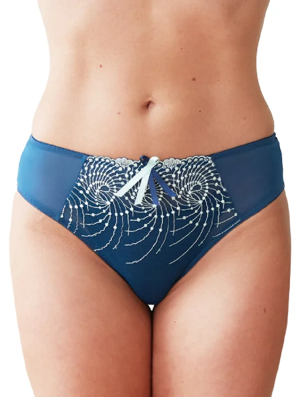 Women's bras with a neoprene componentFit Fully Yours Nicole Bikini Brief Panties, Sailor Blue