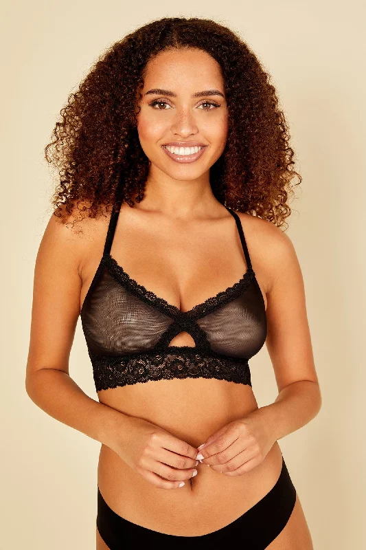 Women's bras with a cooling fabricBralette A Spalline Incrociate