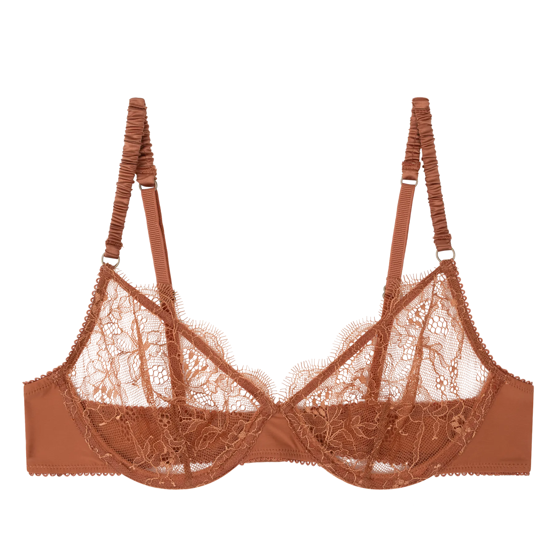 Women's bralettes with a soft, seamless styleLove Stories - Romeo Elegant Wired  Bra | Brown